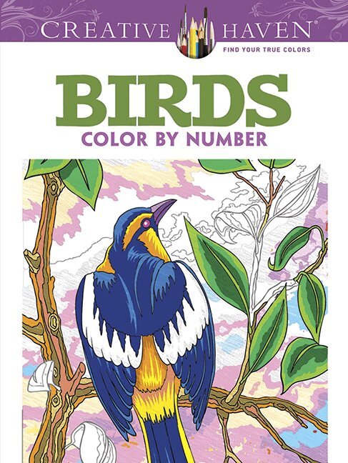 George Toufexis - Creative Haven Birds Color by Number Coloring Book, Häftad. Tillgänglighet: Lägg i varukorg