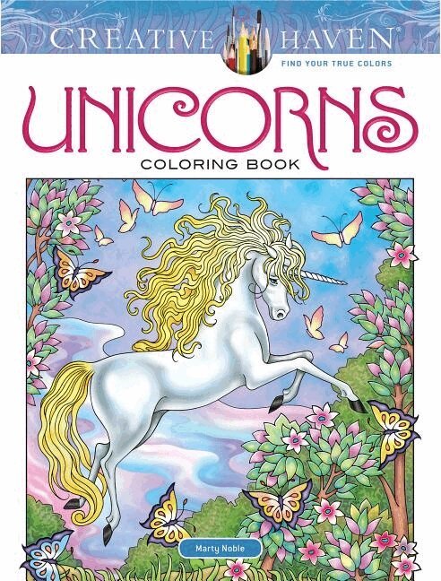 Marty Noble - Creative Haven Unicorns Coloring Book, Häftad. Tillgänglighet: Lägg i varukorg