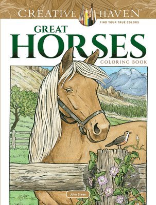 Creative Haven Great Horses Coloring Book av John Green