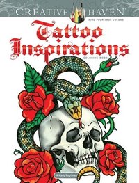 Creative Haven Tattoo Inspirations Coloring Book