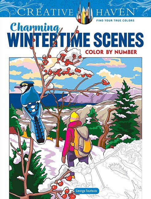 George Toufexis - Creative Haven Charming Wintertime Scenes Color by Number, Häftad. Tillgänglighet: Tillfälligt slut