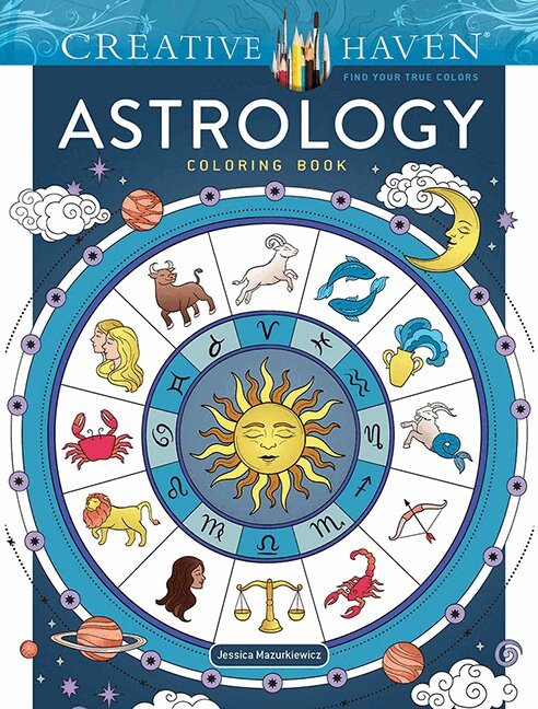 Jessica Mazurkiewicz - Creative Haven Astrology Coloring Book, Häftad