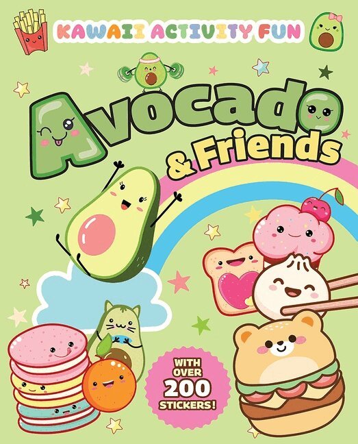 Giada Francia - Avocado & Friends: Kawaii Activity Fun (With Over 200 Stickers!), Häftad