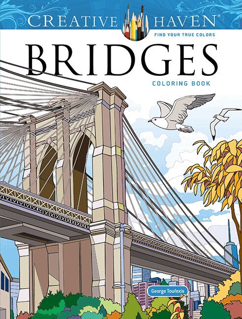 George Toufexis - Creative Haven Bridges Coloring Book, Häftad. Tillgänglighet: Lägg i varukorg