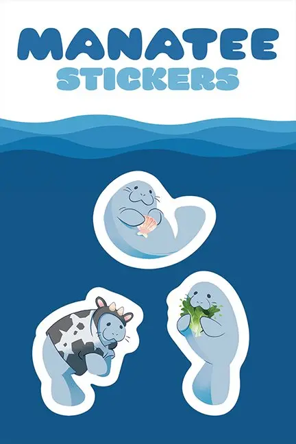 Amber Maine - Manatee Stickers, Häftad. Tillgänglighet: Kommande
