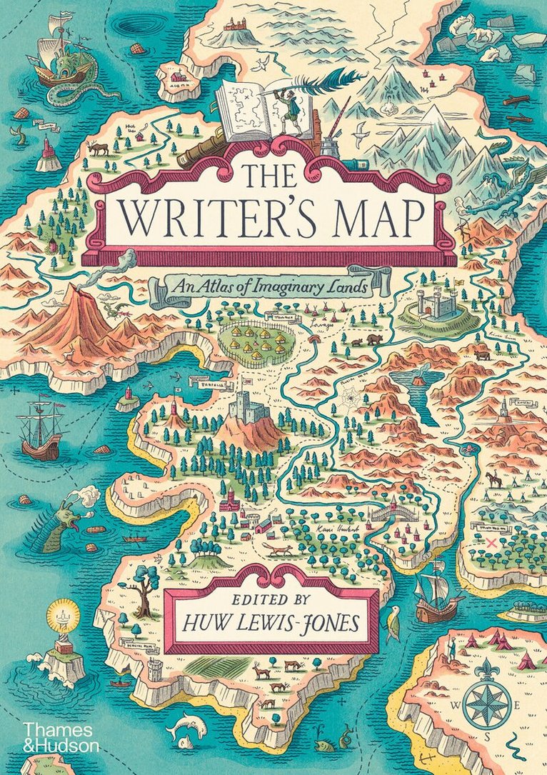 Huw Lewis-Jones - Writer's Map, Inbunden