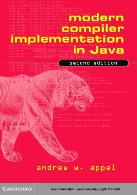 Andrew W. Appel - Modern Compiler Implementation in Java, E-bok