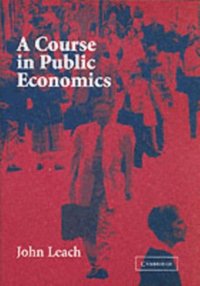 Course in Public Economics