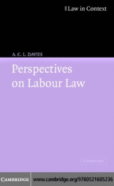A. C. L. Davies - Perspectives on Labour Law, E-bok. Tillgänglighet: Lägg i varukorg