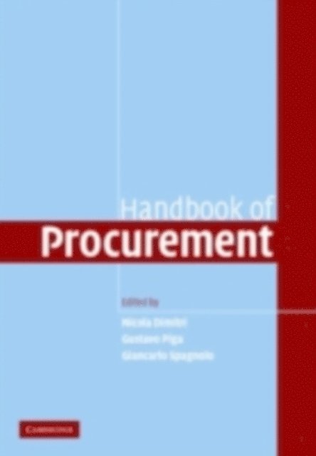 Giancarlo Spagnolo, Gustavo Piga, Nicola Dimitri - Handbook of Procurement, E-bok