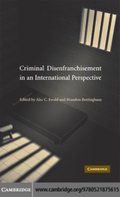 Criminal Disenfranchisement in an International Perspective