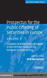 Prospectus for the Public Offering of Securities in Europe: Volume 2