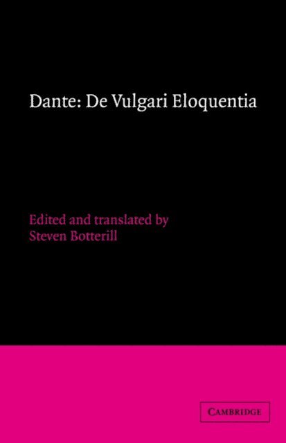 Dante - Dante: De vulgari eloquentia, E-bok