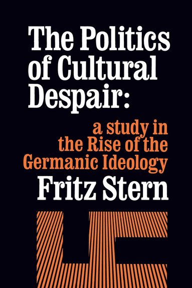 Politics of Cultural Despair av Fritz R Stern