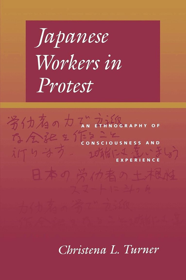 Christena L. Turner - Japanese Workers in Protest, Häftad