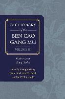 Dictionary of the Ben cao gang mu, Volume 3