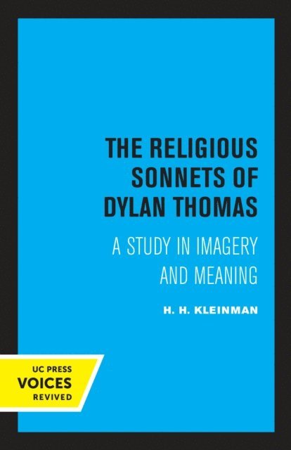 H. H. Kleinman - Religious Sonnets of Dylan Thomas, E-bok
