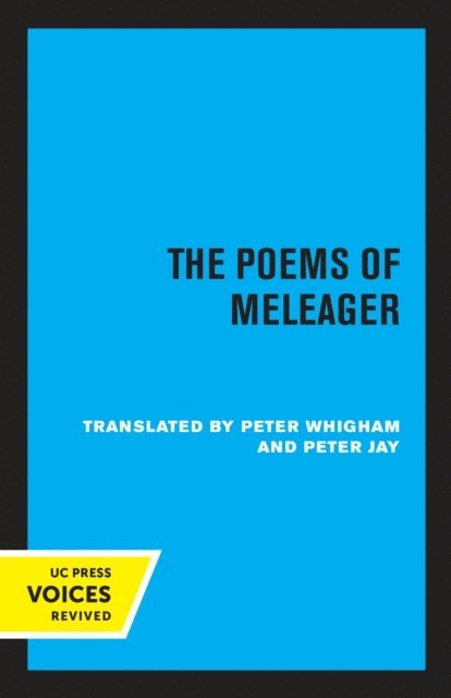 Poems of Meleager, E-bok