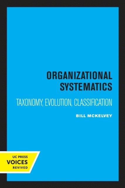 Bill McKelvey - Organizational Systematics, E-bok