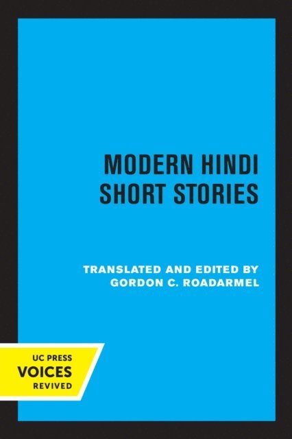 Gordon C. Roadarmel - Modern Hindi Short Stories, E-bok