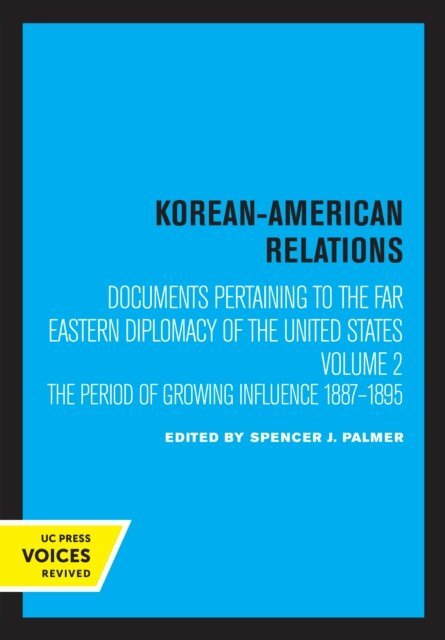 Spencer J. Palmer - Korean-American Relations, E-bok