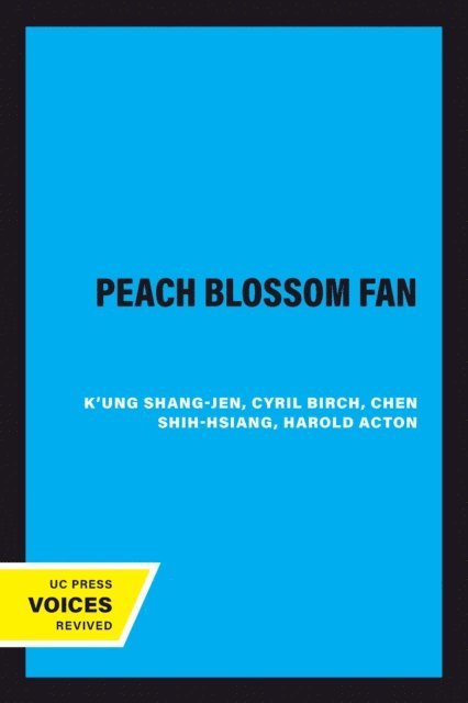K'ung Shang-jen - Peach Blossom Fan, E-bok