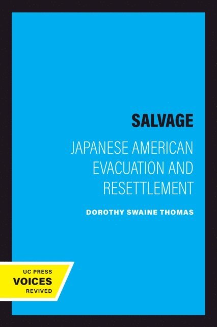 Dorothy Swaine Thomas - Salvage, E-bok