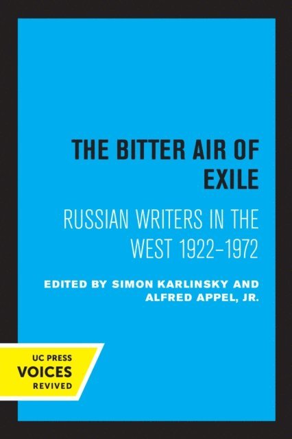 Alfred Appel Jr., Simon Karlinsky - Bitter Air of Exile, E-bok