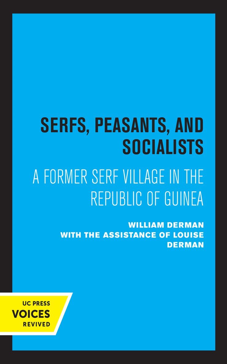 William Derman - Serfs, Peasants, and Socialists, Häftad. Tillgänglighet: Lägg i varukorg
