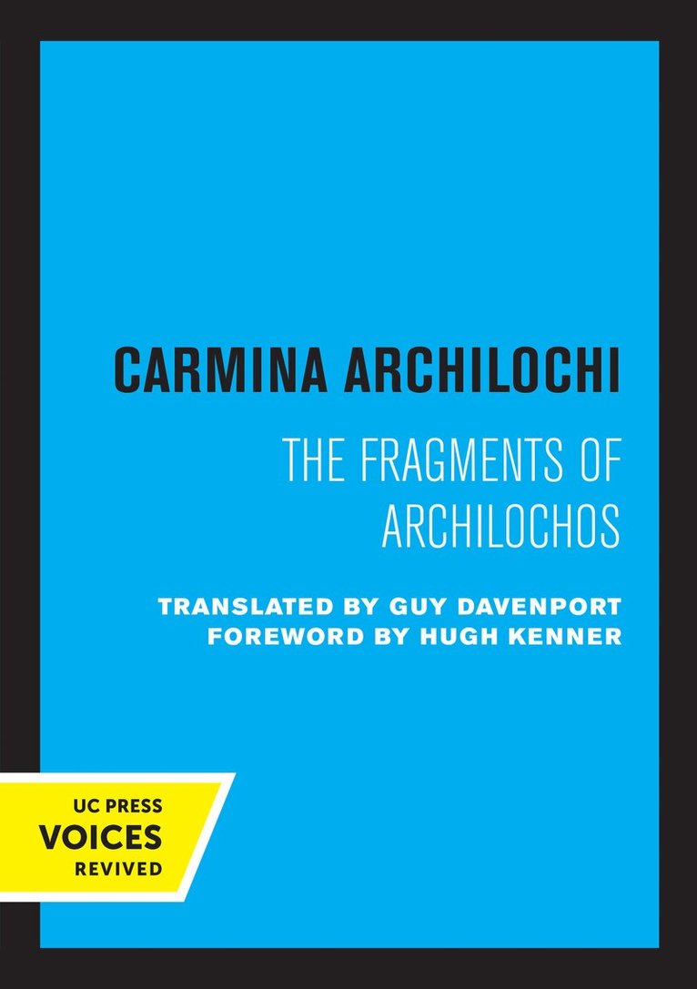 Carmina Archilochi - Carmina Archilochi, Häftad. Tillgänglighet: Lägg i varukorg