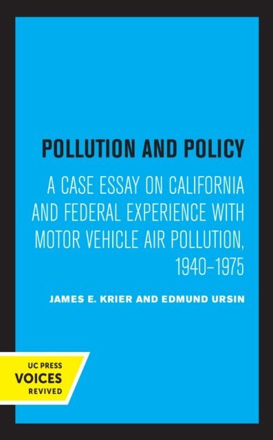 Pollution and Policy