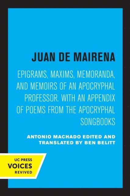 Antonio Machado, Ben Belitt - Juan de Mairena, E-bok