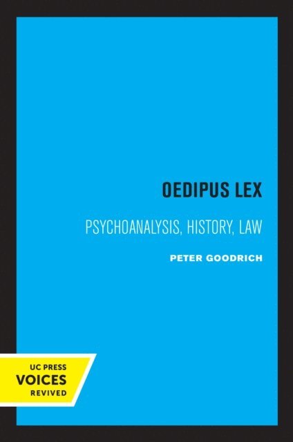 Peter Goodrich - Oedipus Lex, E-bok