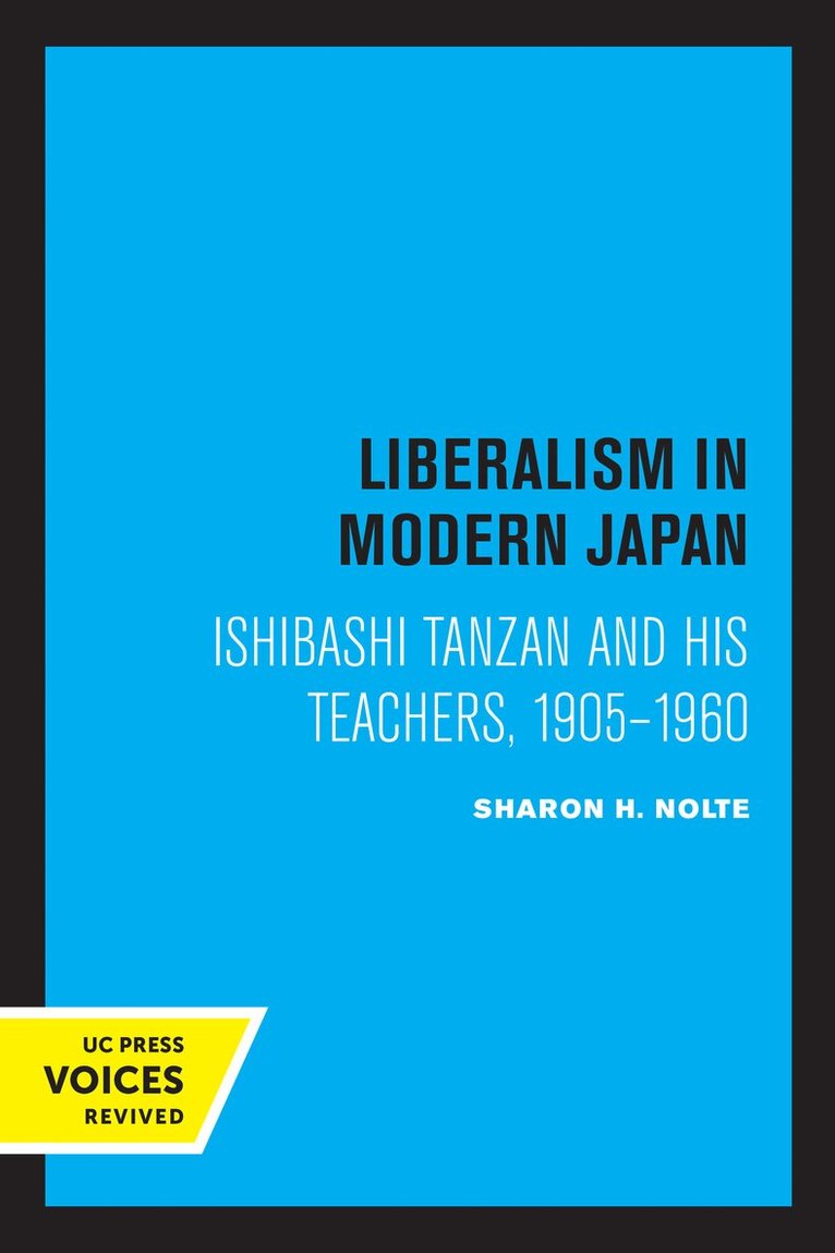 Sharon Nolte - Liberalism in Modern Japan, Häftad. Tillgänglighet: Lägg i varukorg