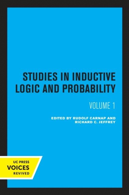 Richard C. Jeffrey, Rudolf Carnap - Studies in Inductive Logic and Probability, Volume I, E-bok