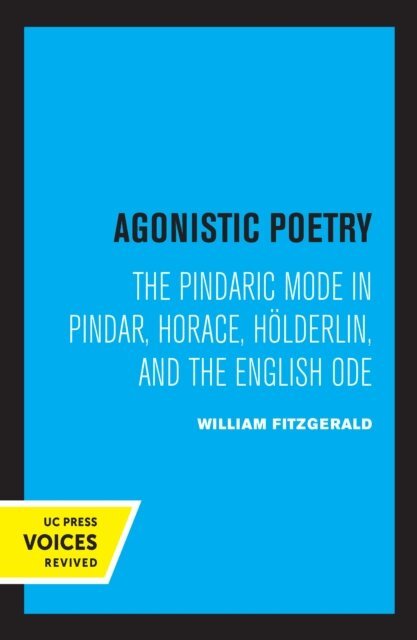 William Fitzgerald - Agonistic Poetry, E-bok