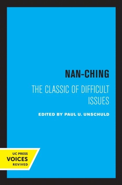 Paul U. Unschuld - Nan-Ching, E-bok