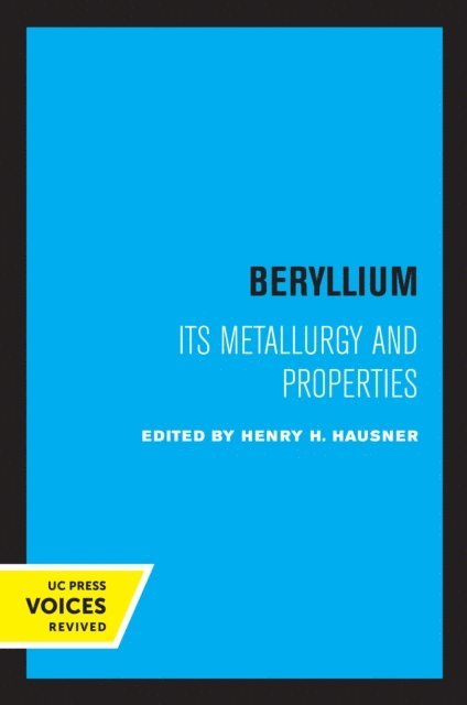 Henry H. Hausner - Beryllium, E-bok