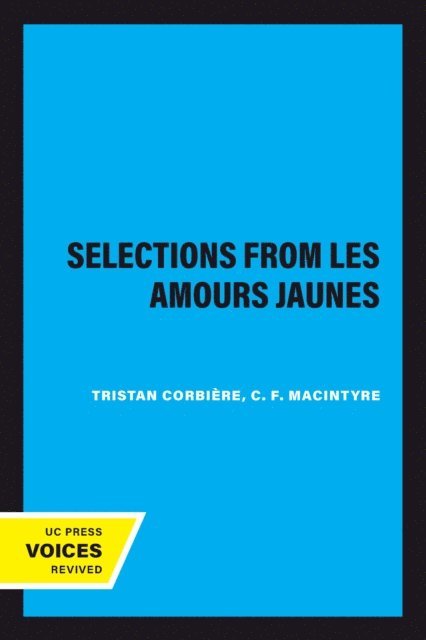Tristan Corbiere - Selections From Les  Amours Jaunes, E-bok