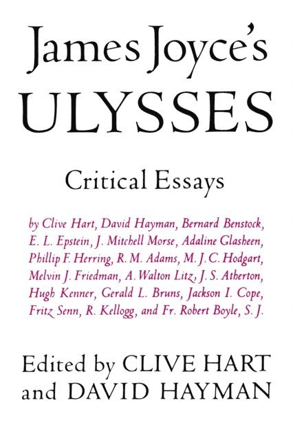 David Hayman, Clive Hart - James Joyce's Ulysses, E-bok