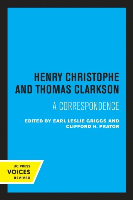 Earl Leslie Griggs - Henry Christophe and Thomas Clarkson, E-bok. Tillgänglighet: Lägg i varukorg