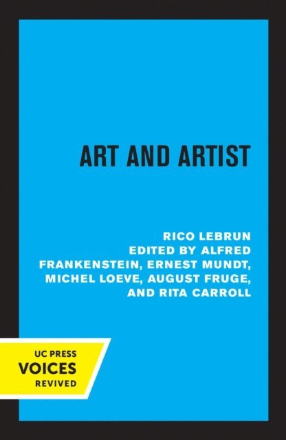 Rico Lebrun - Art and Artist, E-bok