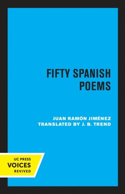 Juan Ramon Jimenez - Fifty Spanish Poems, E-bok