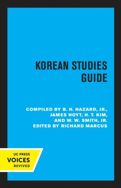 B. H. Hazard Jr. - Korean Studies Guide, E-bok
