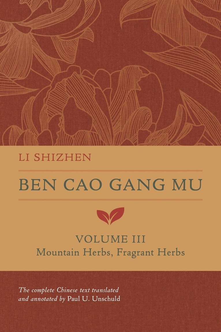 Li Shizhen - Ben Cao Gang Mu, Volume III, Inbunden