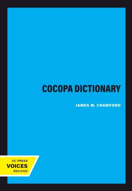 James Crawford - Cocopa Dictionary, E-bok