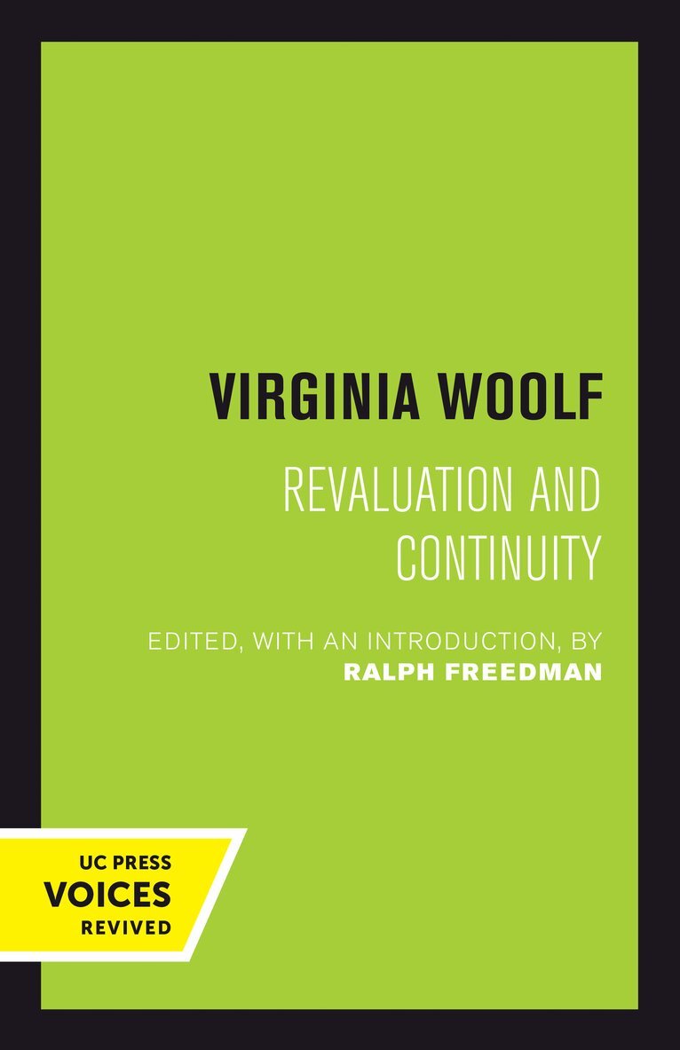 Ralph Freedman - Virginia Woolf, Inbunden