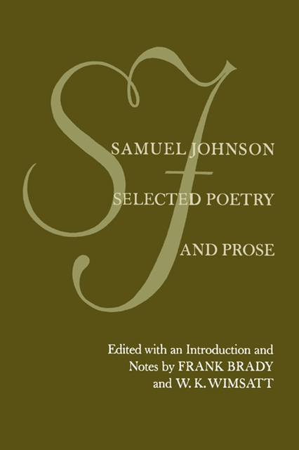 William Wimsatt, Frank Brady - Samuel Johnson, E-bok