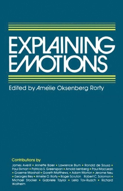 Amelie Oksenberg Rorty - Explaining Emotions, E-bok