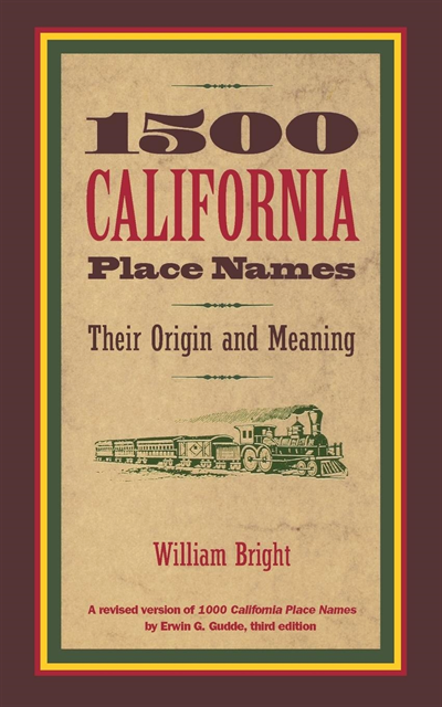William Bright - 1500 California Place Names, E-bok